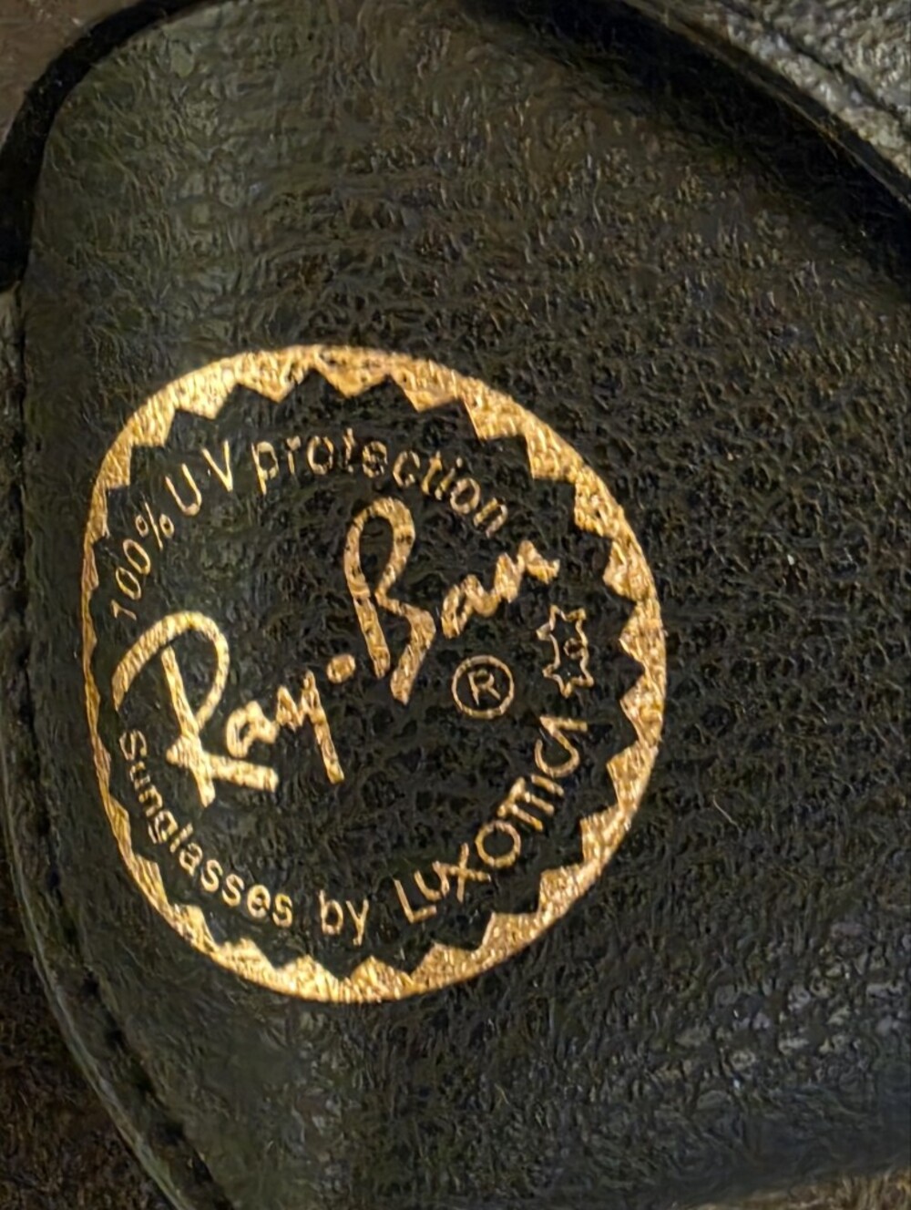 Ray-Ban Black Leather Sunglasses Case